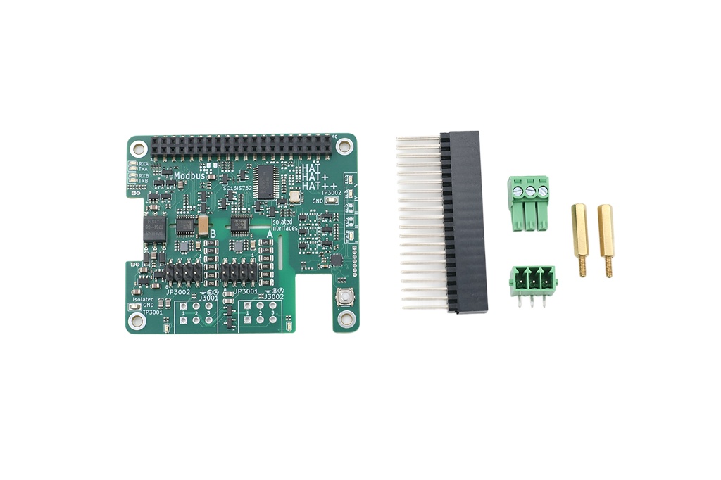 Isolated Dual RS-485 (Modbus) Industrial HAT++ for Raspberry Pi